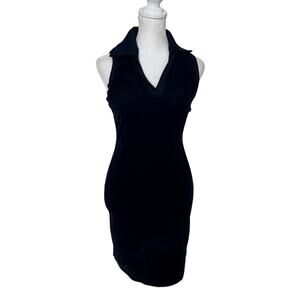 Anthropologie Stateside Navy Blue Sleeveless Terry Cloth Dress Womens Size XS